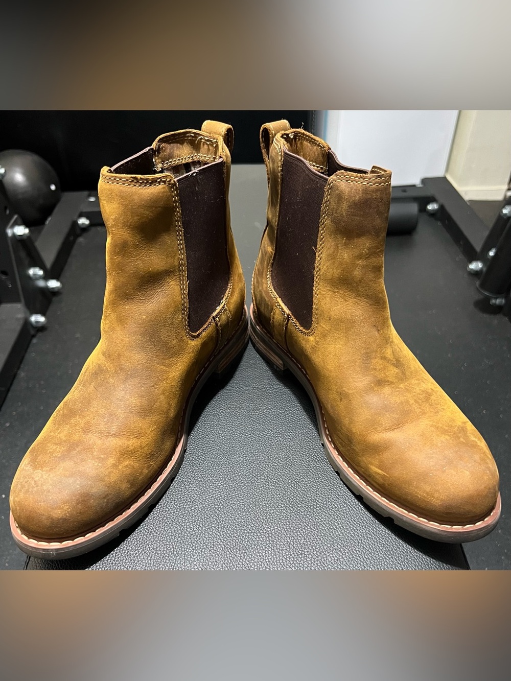 Ariat Wexford Chelsea Boots Distressed Brown Size 8